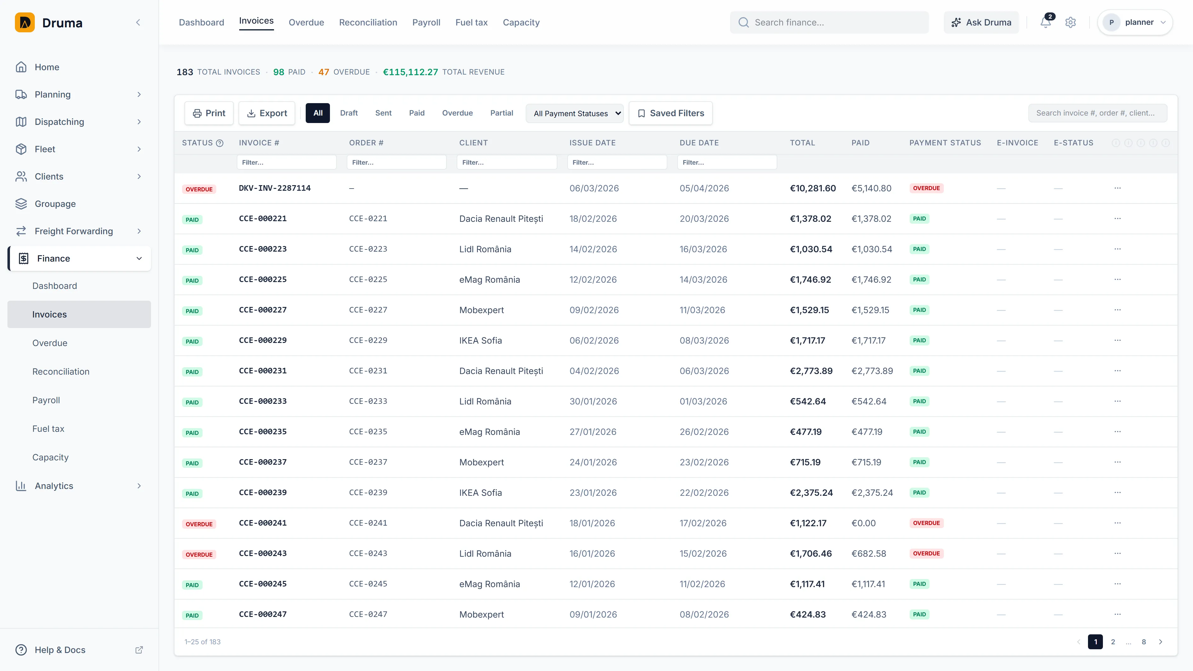 Invoicing on autopilot. screenshot
